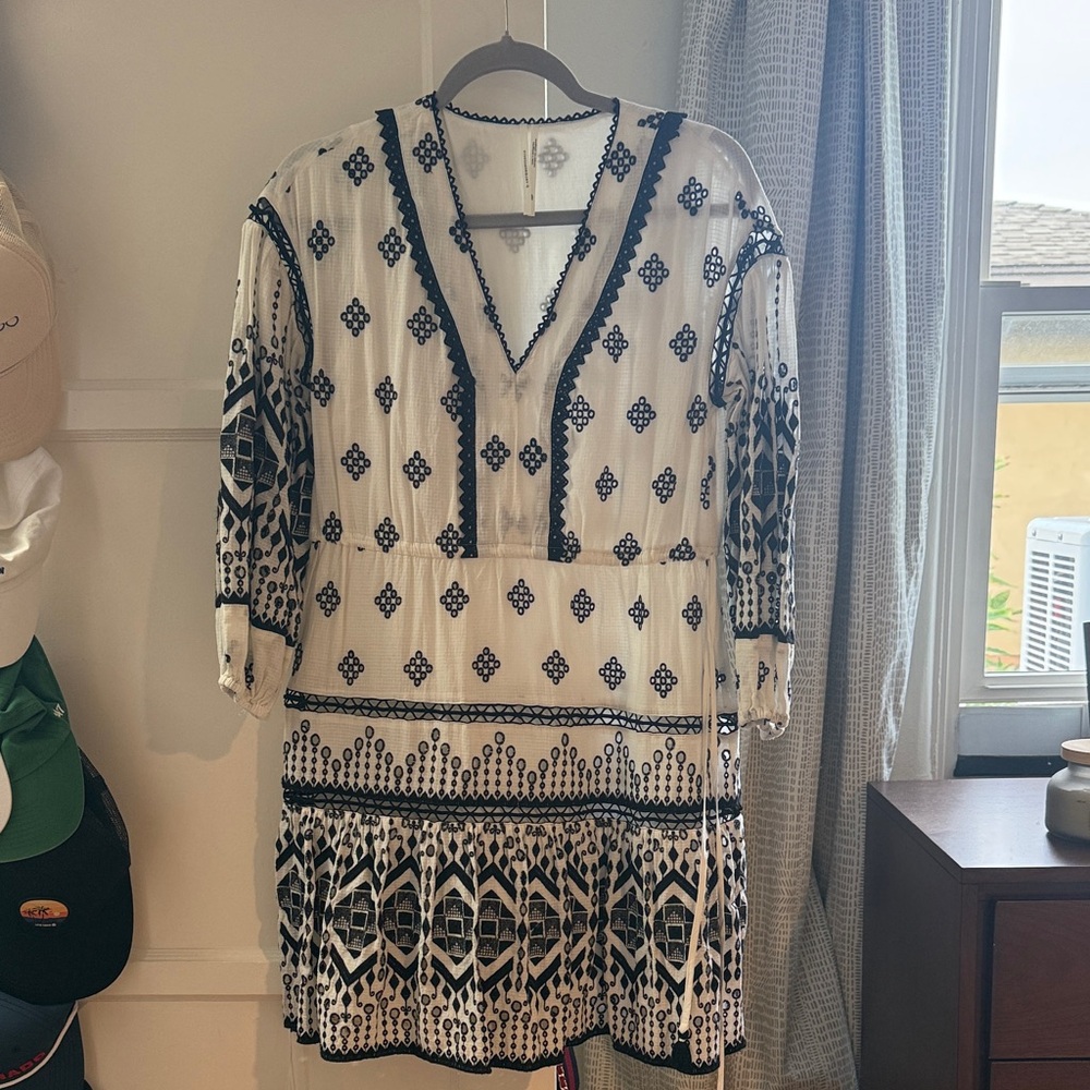 Anthropologie Francine Eyelet Dress XSP